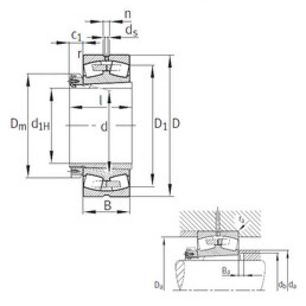 Bantalan 23264-K-MB+H3264 FAG #1 image