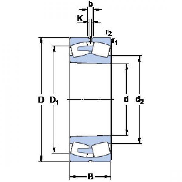 Bantalan 239/500 CAK/W33 SKF #1 image