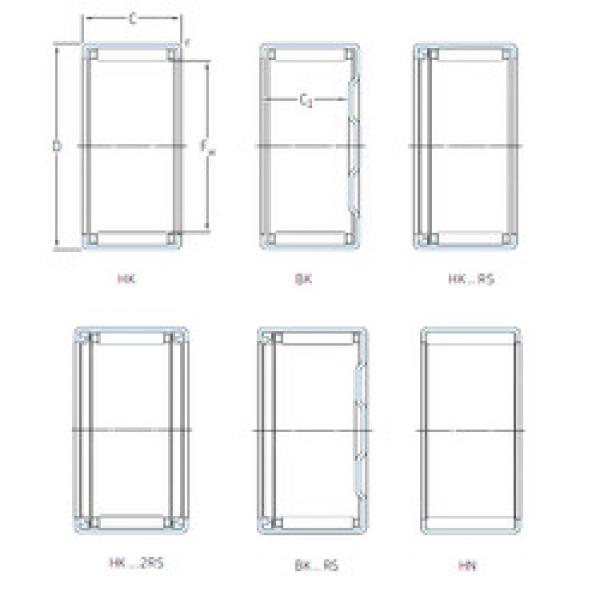 Bantalan HK2216.2RS SKF #1 image