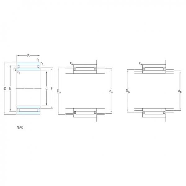 Bantalan NAO40x55x17 SKF #1 image