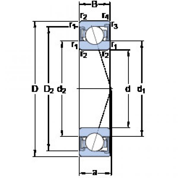 Bantalan S71906 ACD/HCP4A SKF #1 image