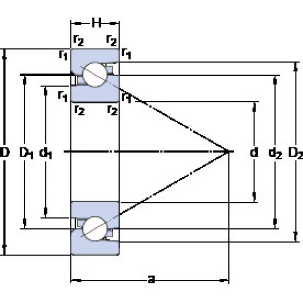 Bantalan BSD 55100 C SKF #1 image