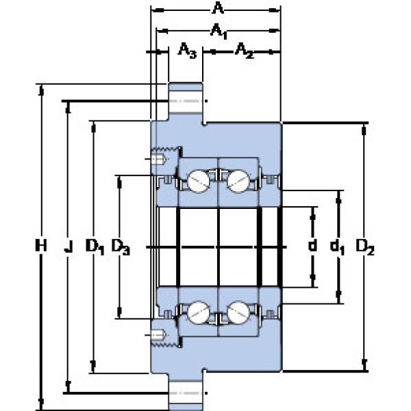 Bantalan FBSA 209/DF SKF #1 image