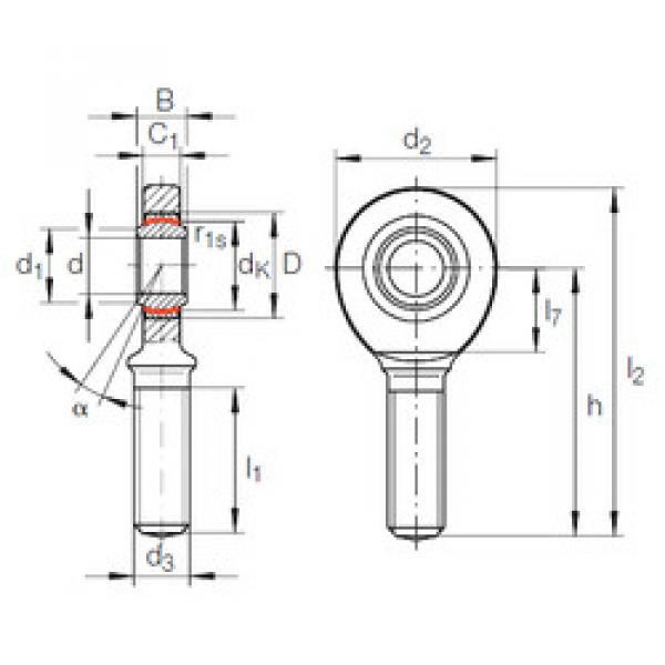 Bantalan GAR 40 UK-2RS INA #1 image