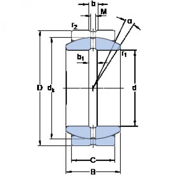 Bantalan GE 20 ES SKF #1 image