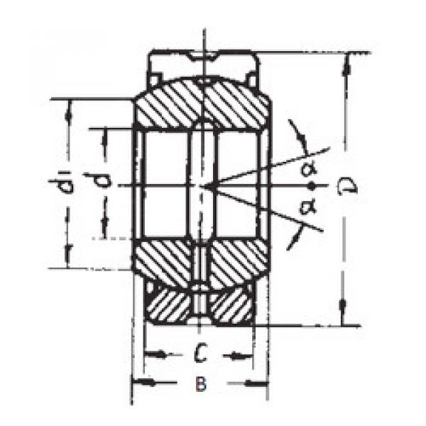 Bantalan GE220ES-2RS FBJ #1 image