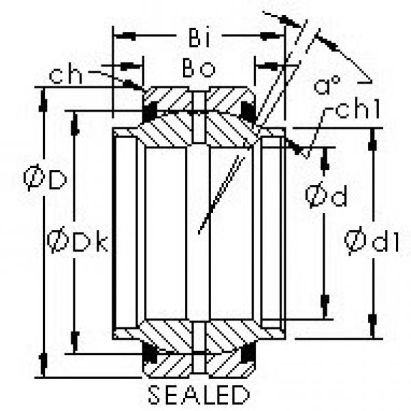 Bantalan GEEM120ES-2RS AST #1 image