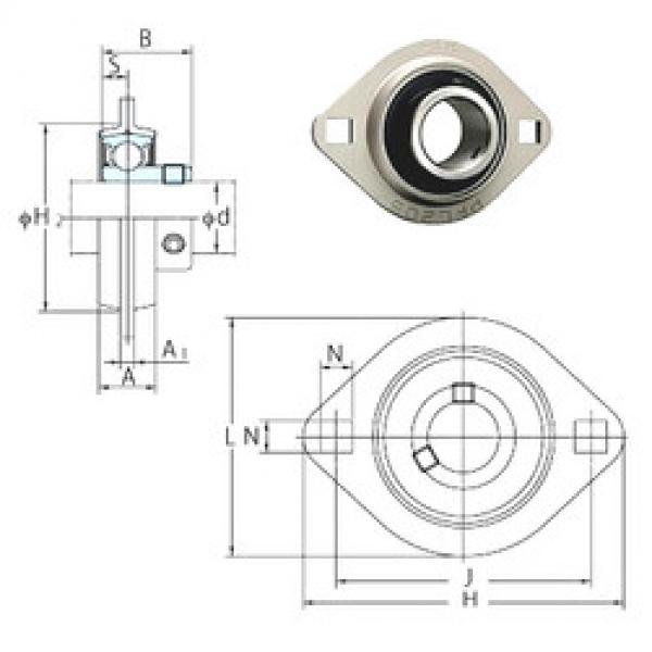 Bantalan SBPFL205-15 FYH #1 image