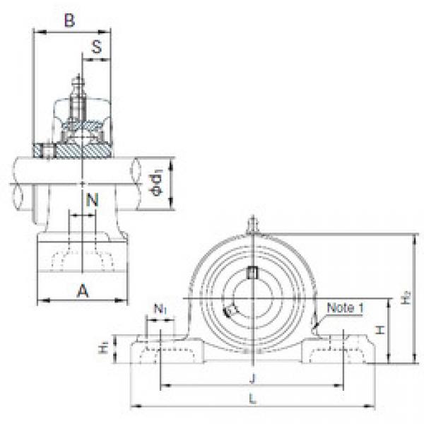 Bantalan UCP205 NACHI #1 image