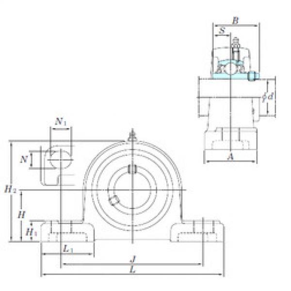 Bantalan UCP320-64SC KOYO #1 image