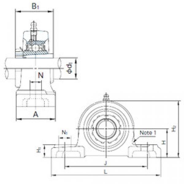 Bantalan UKP211+H2311 NACHI #1 image